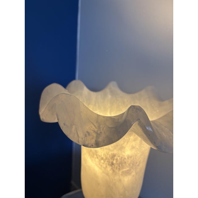 Vintage Alabaster Table Lamp, 1920s For Sale - Image 6 of 16
