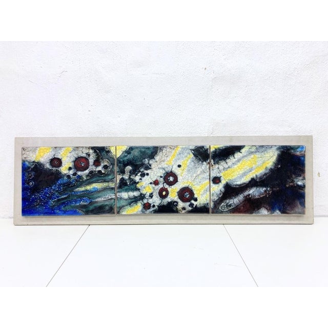 Mural in Ceramic from Karlsruher Majolika, 1960s For Sale - Image 12 of 18