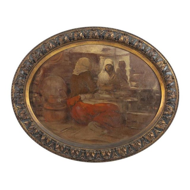 Abel Salazar, Vendedoras da Ribeira, 1920s, Oil Painting For Sale - Image 6 of 6