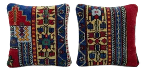 Anatolian Rug Pillow Cover 16'' X 16'' - Set of Two