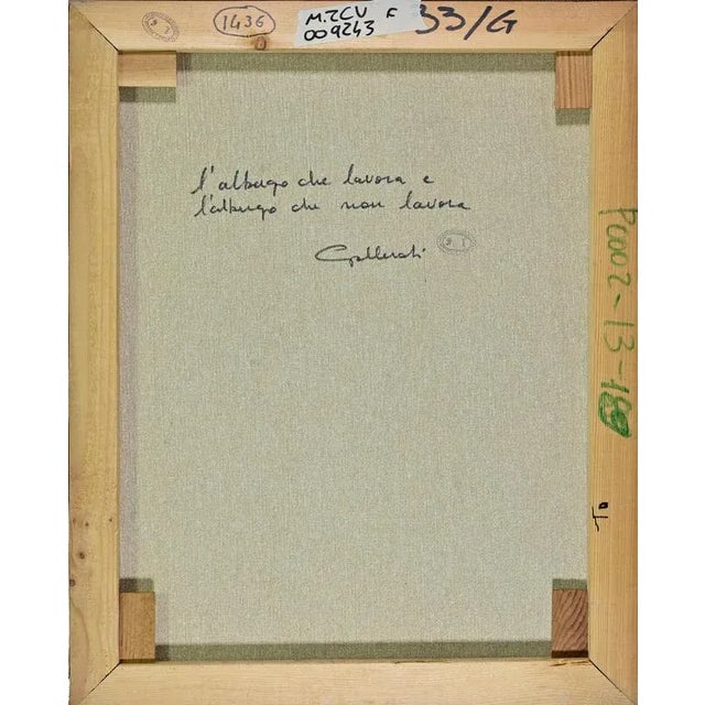 Oil on canvas realized by Alberto Gallerati (b. 1945) in 1970s. Hand signed. Very good condition. This piece is attributed...