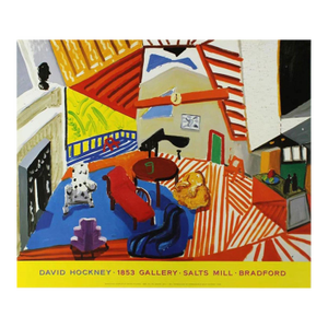 David Hockney Montcalm Interior at 7 O'Clock Poster