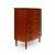Mid-Century Modern Vintage Danish Mid-Century Teak Six Drawer Tallboy Dresser For Sale - Image 3 of 8