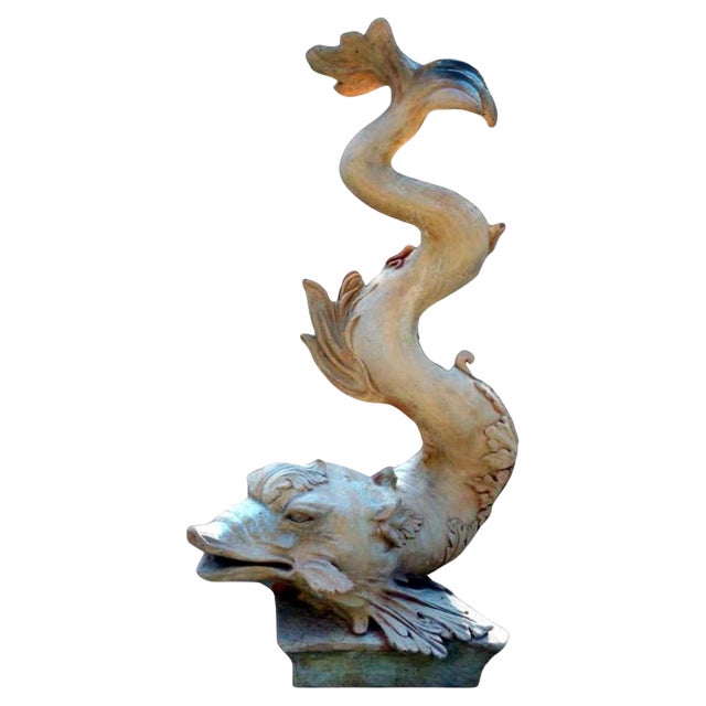 Triton in Terracotta, 1950s For Sale