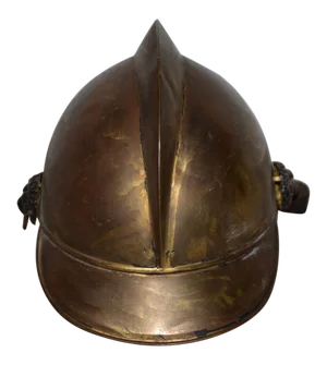 19th Century Brass French Fire Bridage Helmet C.1890s