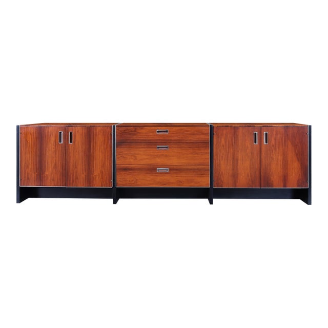 1960s Mid-Century Long Rosewood Credenza by Robert Baron for Glenn of California For Sale