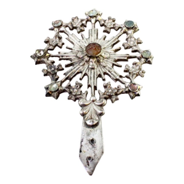 Revealed Silver Splendor with Colored Stones For Sale