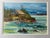 Late 20th Century Original Paul Nolan Watercolor Coastal Harbor Scene, Signed New England Seascape, Framed 24” X 30” For Sale In Providence - Image 6 of 7