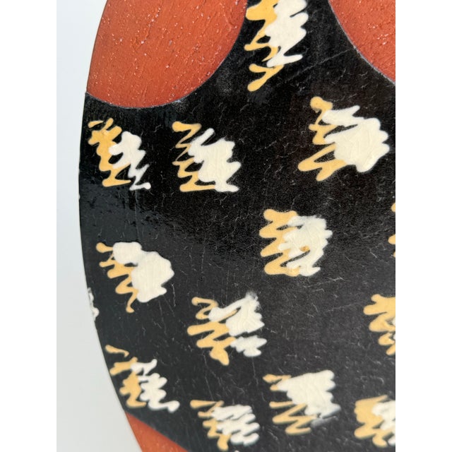 Vintage XX Century Studio Pottery Vase Signed For Sale In Miami - Image 6 of 9