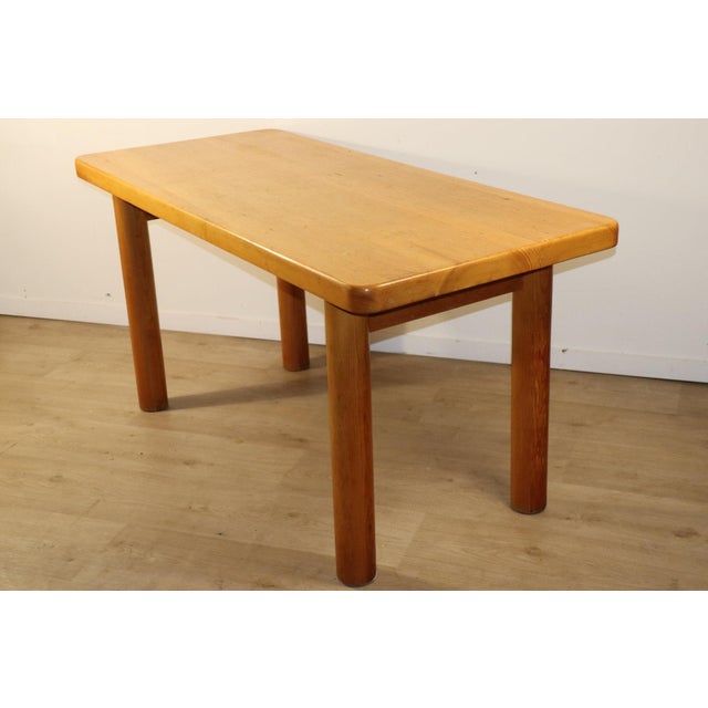 Mid-Century Modern Modernist Pine Table by René Martin, 1960s For Sale - Image 3 of 18