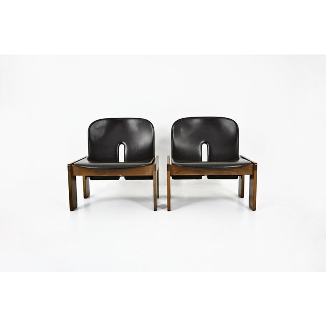 Model 925 Lounge Chairs by Afra & Tobia Scarpa for Cassina, 1970s, Set of 2 For Sale - Image 12 of 12
