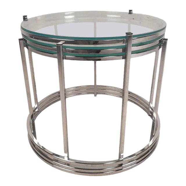 Mid-Century Modern Milo Baughman Style Nesting Tables For Sale