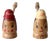 Mid-Century Novelty Wood Salt and Pepper Shakers Pair For Sale