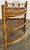 Vintage Scorched Bamboo Corner Shelf For Sale - Image 4 of 6