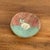 Small Handcrafted Folk Art Pottery Cat Plate For Sale - Image 6 of 6