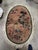 Art Deco Antique 1920s Chinese Art Deco Oval Rug, Floral, 3'1" X 5'2" (95cm X 158cm) For Sale - Image 3 of 7