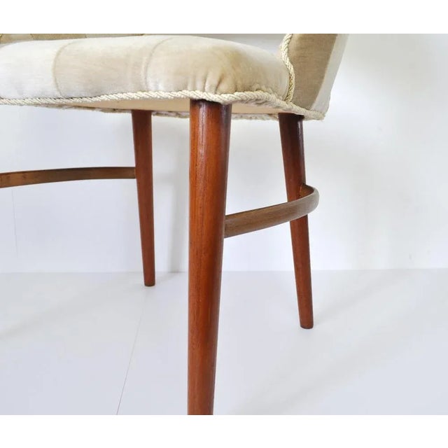 Vanity Chair by Frode Holm for Illums Bolighus, Denmark, 1950s For Sale - Image 11 of 16