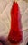 Mid-Century Modern 1960s Large Le Smith Diamond Butt 16 Fingers Swung Vase Amberina 24 Gorgeous Red For Sale - Image 3 of 11