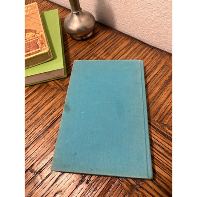 Vintage Whimsical Hobbies Hardcover Book Stack - Set of 3 - Bright Green & Blue Palette - Eclectic Modern Decor For Sale - Image 11 of 14