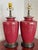 Late 20th Century Oxblood Red Glazed Ceramic Table Lamps, a Pair For Sale - Image 12 of 12