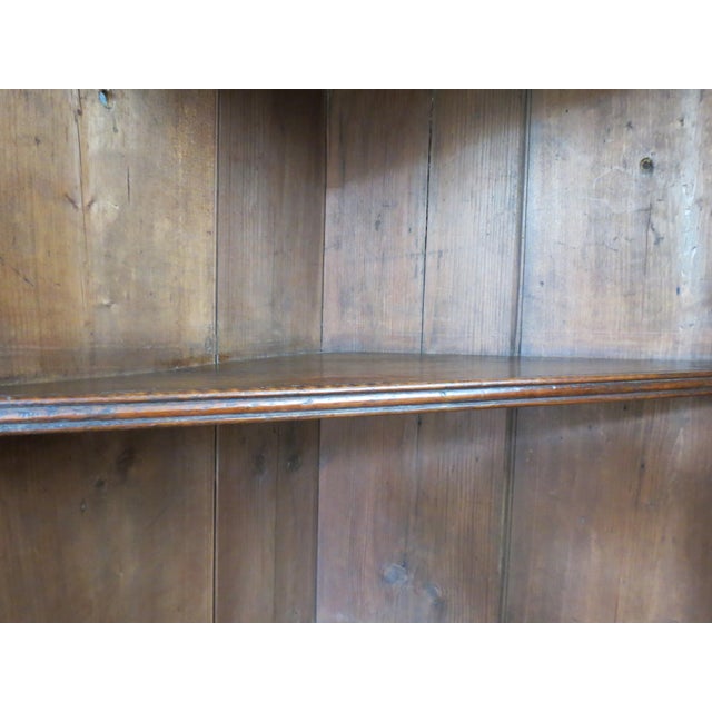 Georgian Oak Panelled Wall-Hanging Corner Cupboard, 1750 For Sale - Image 17 of 18
