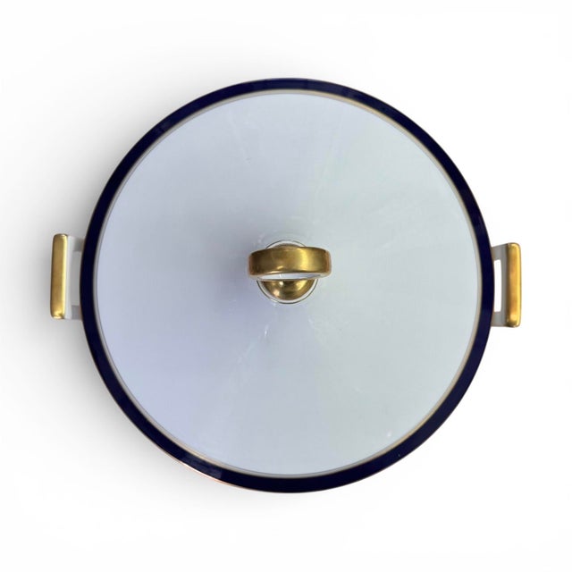 Richard Ginori “Sardinia Blue” Porcelain Dinnerware Service for 8 - 58 Pieces For Sale - Image 10 of 18