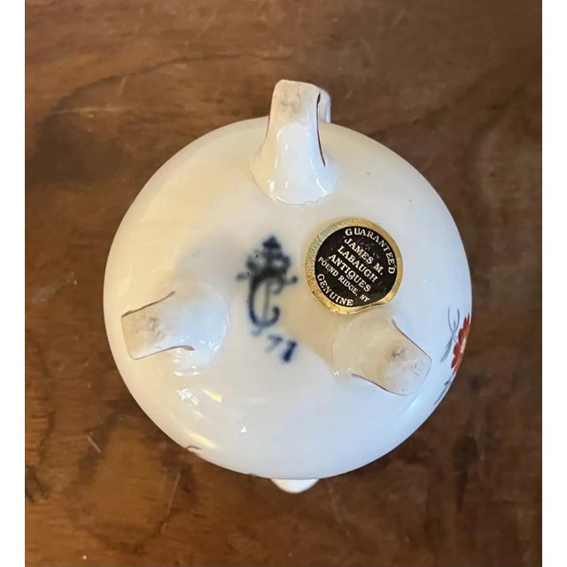 Antique 18th Century German Frankenthal Porcelain Cream Jug by Carl Theodor, Circa 1771 For Sale - Image 12 of 13