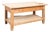 Late 19th Century Hungarian Pine Work Table or Kitchen Island With Lower Shelf For Sale