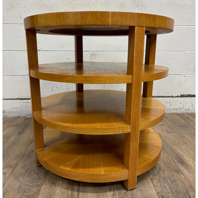 Art Deco Art Moderne Donald Deskey Style Tiered Side Corner Occasional Table For Sale - Image 9 of 12