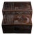 Pair of Huali Rosewood Nesting Boxes Carved With Landscape & Poetry For Sale