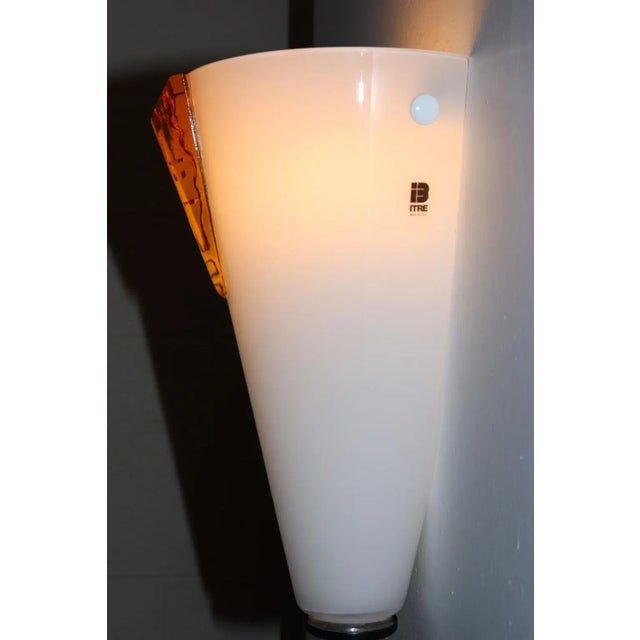 Rosanna Toso "Mara" Murano Glass Wall Lamp, Mid-Century Modern For Sale - Image 9 of 13