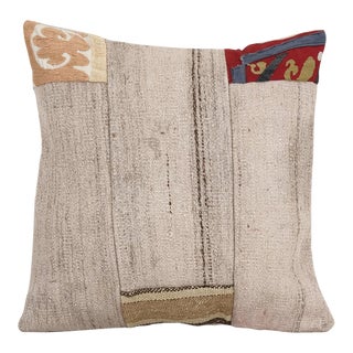 Turkish Patchwork Kilim Cushion For Sale