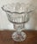 Large Antique 19th Century American Flint Glass Crystal Footed Centerpiece Fruit Bowl or Pineapple Stand For Sale - Image 10 of 12