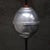 Metal French Adjustable Metal Pendant Lamp with White Opaline Globe, 1950s For Sale - Image 7 of 8