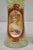 Victorian Vintage German Victorian Frosted Glass Painted Figural Woman Bust Vase - A Pair For Sale - Image 3 of 8