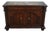 Maitland Smith Mahogany Stone Top Console Cabinet For Sale