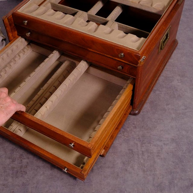 Antique Art Deco Wooden Cutlery Chest, 1920s For Sale - Image 17 of 18