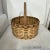 Farmhouse Tennessee Amish Made Hardwood Gathering Basket For Sale - Image 3 of 5