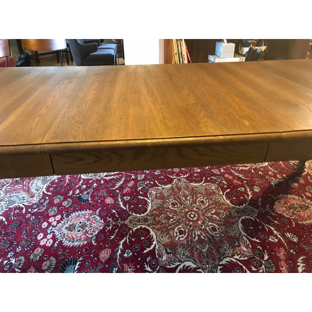 Restoration Hardware Solid Oak Dining Room Table Chairish