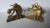 A pair of Antique Art Deco brass bookends by Art Brass Company of NY, the Bookends depict gentleman golfing.