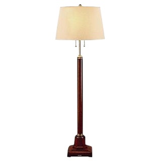 Ralph Lauren "Edwin" Mahogany Floor Lamp For Sale