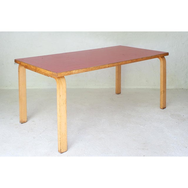 Mid-Century Modern Writing Table by Alvar Aalto for Artek, 1940s For Sale - Image 3 of 9