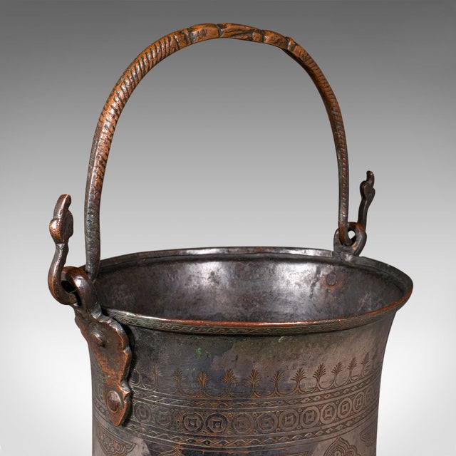 Metal 1800's Antique Water Bucket For Sale - Image 7 of 12