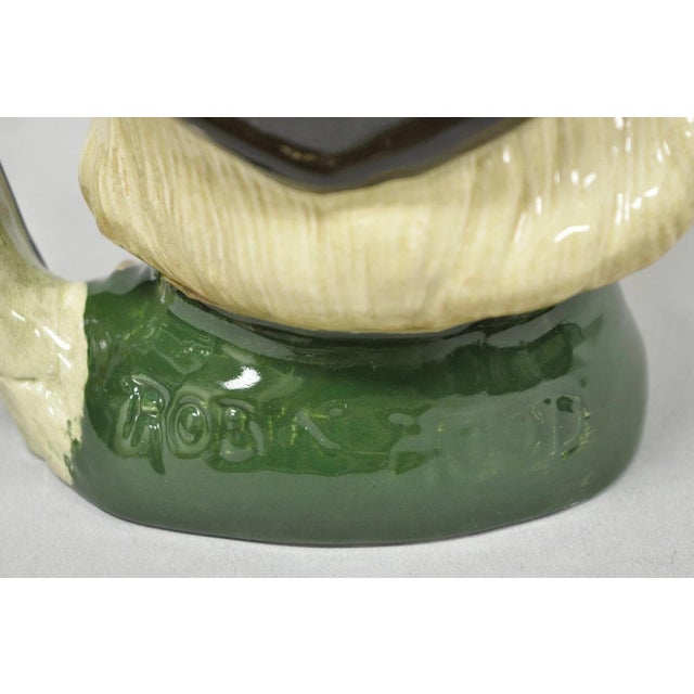 Green Vintage 1959 Royal Doulton Robin Hood D6527 Porcelain Toby Character Jug Mug For Sale - Image 8 of 12