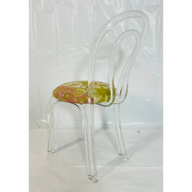 Plastic Lucite Side Chair in the Style of Dorothy Thorpe, Usa, 1950s For Sale - Image 7 of 15