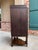 Antique English Tiger Oak Corner Cabinet Barley Twist Jacobean Arts & Crafts For Sale - Image 17 of 18