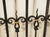Antique French Wrought Iron Entryway Surround With Gilded Lyre Decor, C. 1920s For Sale - Image 9 of 18