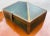 Vintage Pyramid Shaped Brass Trimmed Dresser Box. For Sale - Image 11 of 11