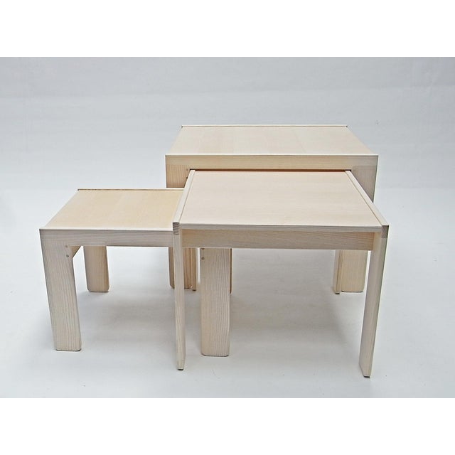 1990s 777 Nesting Tables by Afra & Tobia Scarpa for Cassina, 1998, Set of 3 For Sale - Image 5 of 18