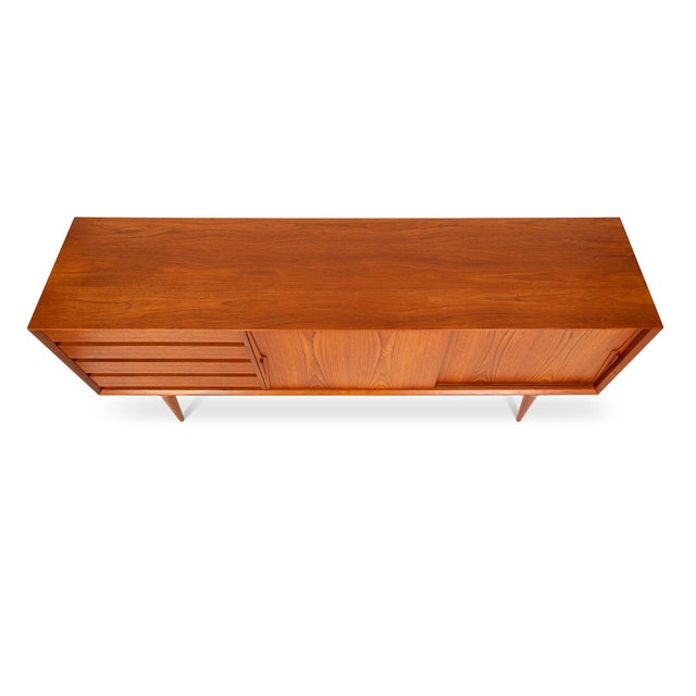 Vintage Danish Mid-Century Omann Jun Møbelfabrik Model 18 Credenza 1960s For Sale - Image 11 of 12